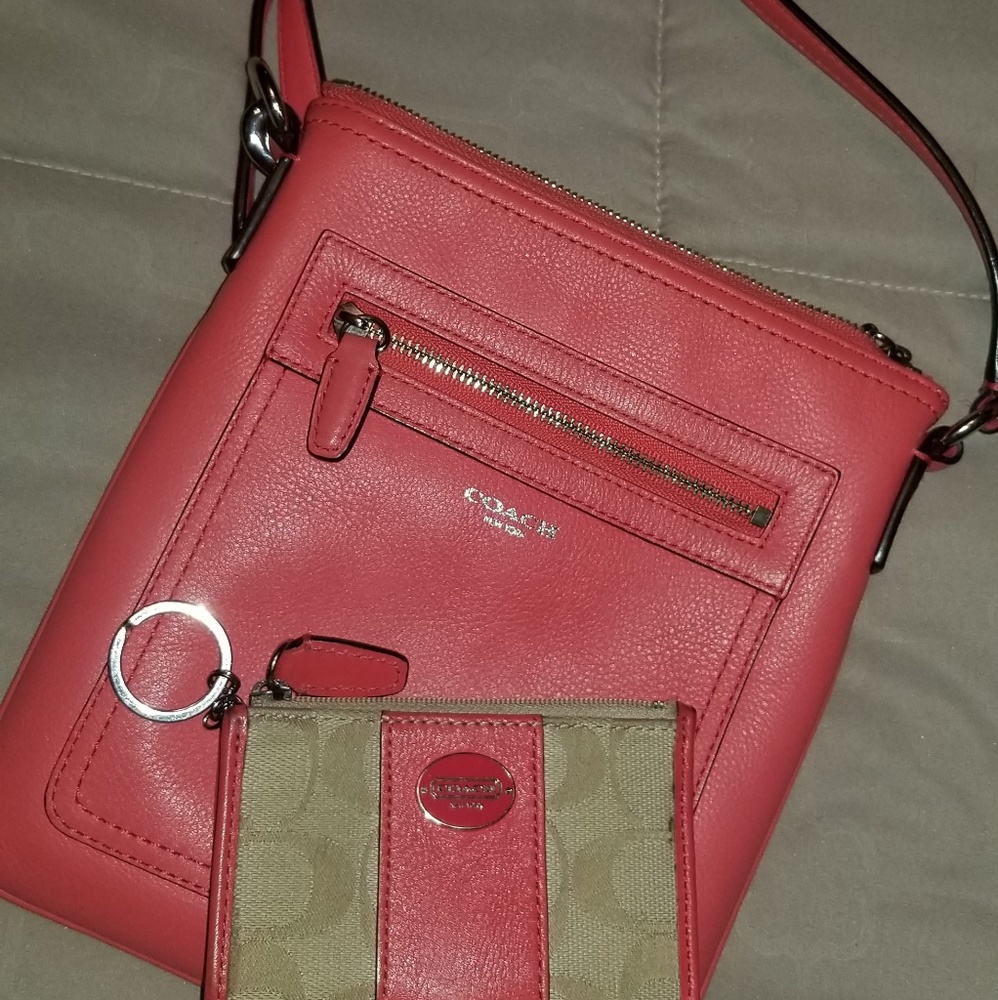 Coach crossbody and wallet
